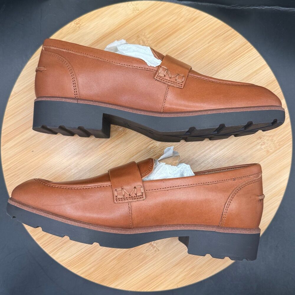 Vionic Cleo Loafer Tan Leather Women’s Size 7.5 (Wide) - Picture 4 of 12